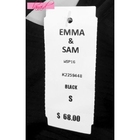 LF Emma & Sam Ladder Tank Open Front Back Strappy Cut-Outs Cutouts Edgy Goth S - Picture 10 of 13